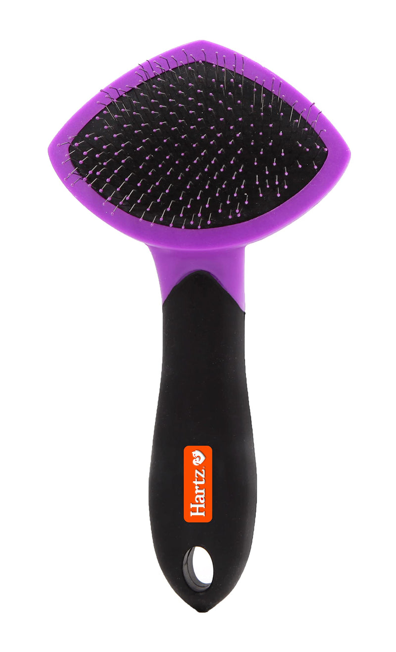 [Australia] - Hartz Groomer's Best Slicker Brush for Dogs & Cats, Detangles & Helps Deshedding for All Coat Types Cats and Small Dogs 