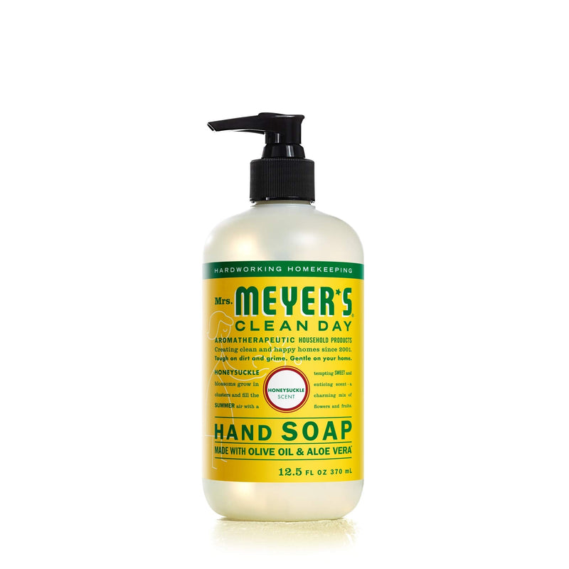 [Australia] - Mrs. Meyer's Hand Soap, Made With Essential Oils, Biodegradable Formula, Honeysuckle, 12.5 fl. Oz 12.5 Fl Oz (Pack of 1) 