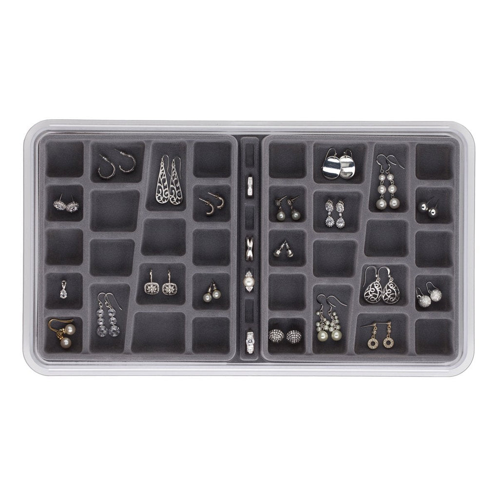 [Australia] - Neatnix STAX Jewelry Organizer Tray, 36 Compartments, Pearl Grey 