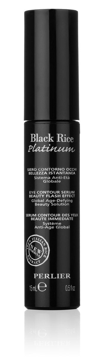 [Australia] - Perlier Black Rice Platinum Flash Effect Eye Contour, 0.5 Fluid Ounce 