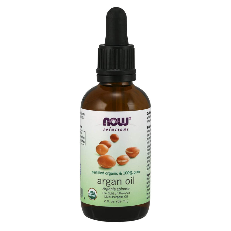 [Australia] - NOW Solutions, Organic Argan Oil, Certified Organic and 100% Pure, "Gold of Morocco" Multi-Purpose Oil, 2-Ounce 2 Fl Oz (Pack of 1) 