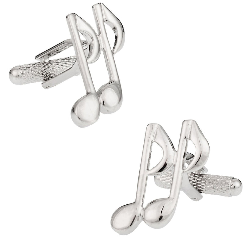 [Australia] - Cuff-Daddy Music Note Cufflinks for Musicians Musical with Presentation Box 