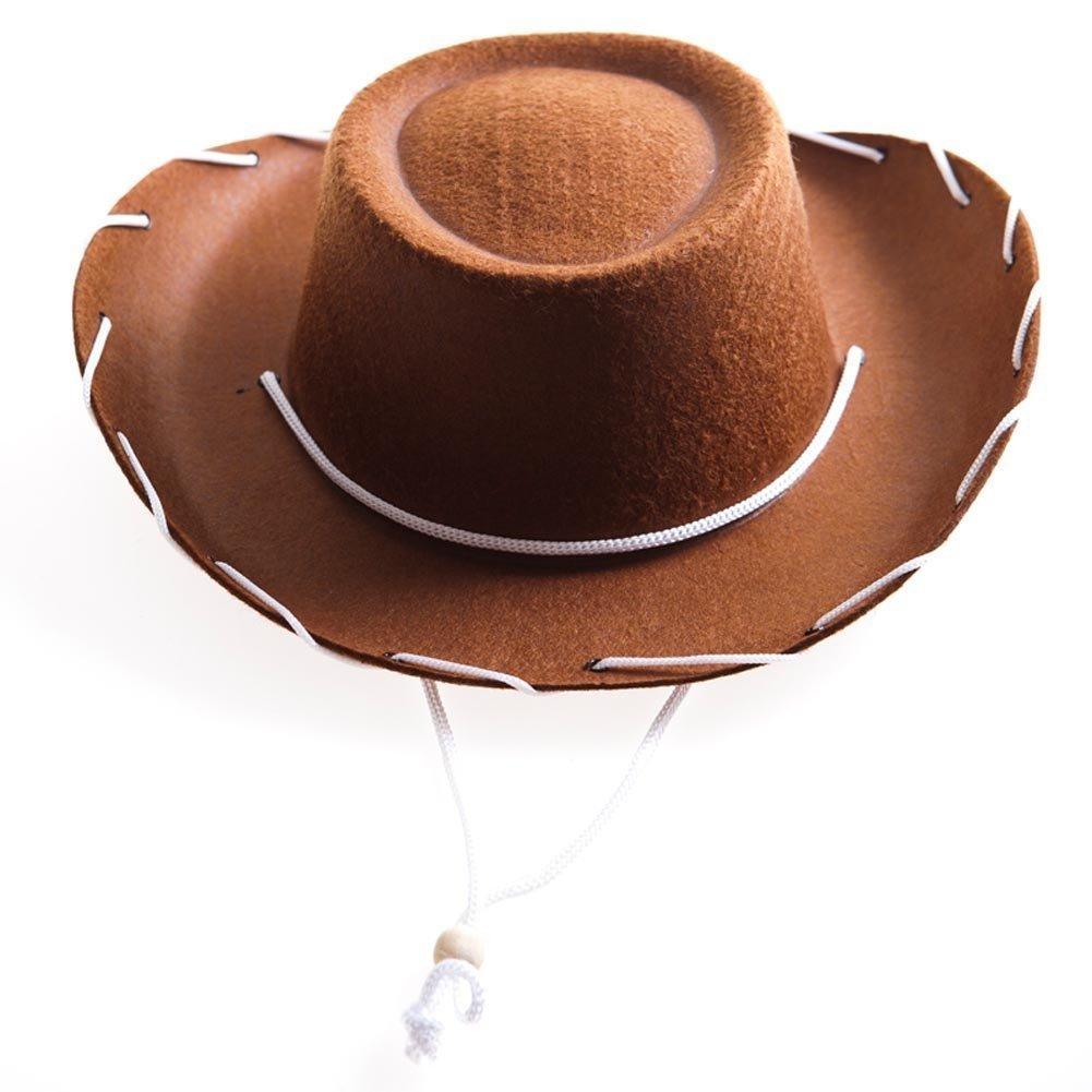[Australia] - Childrens Brown Felt Cowboy Hat by Century Novelty by Century, brown, Size Small Original version 