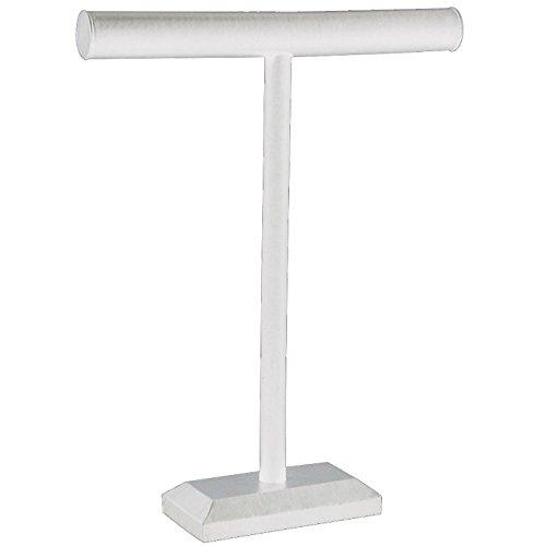 [Australia] - T-Bar Tall White Leatherette Measures 14" Wide by 18" Tall 