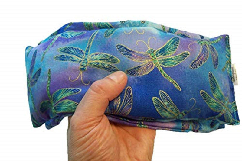[Australia] - (Take Two Pillows) One Flax Seed Eye Pillow with Lavender Buds and Matching Slip Cover. (10 x 4 x 1 inches). Don’t take Pills! Take Pillows! 