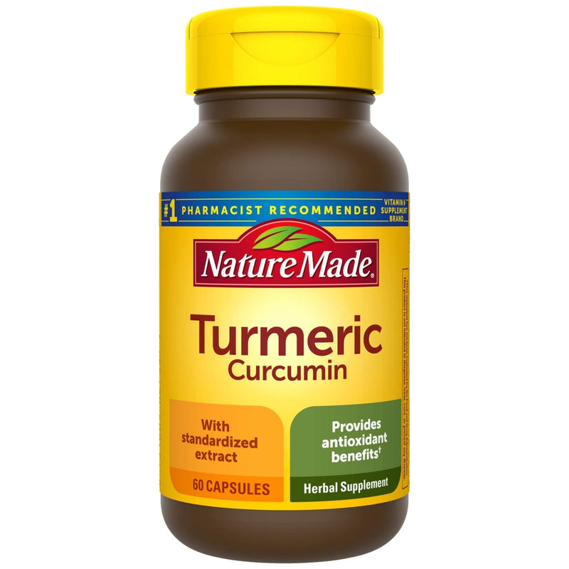 [Australia] - Nature Made Turmeric Curcumin 500 mg, Herbal Supplement for Antioxidant Support, 60 Capsules, 60 Day Supply 60 Count (Pack of 1) 
