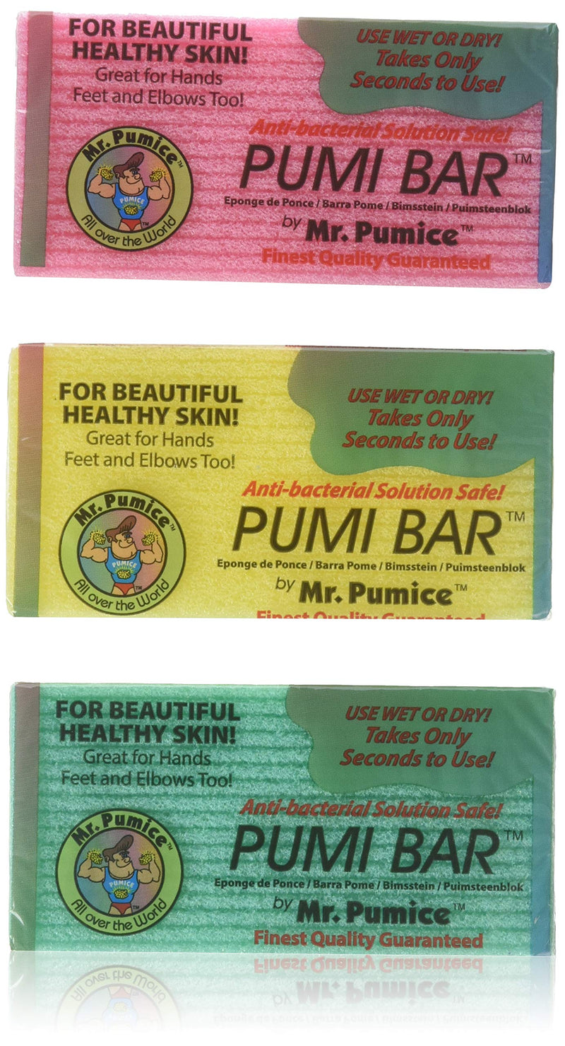 [Australia] - Mr. Pumice Callus Remover Pumi Bar Pedicure Stone & Foot Scrubber, 6 Count (Pack of 1) 