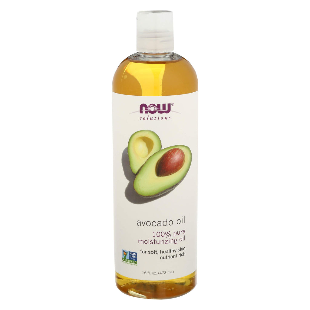 [Australia] - NOW Solutions, Avocado Oil, 100% Pure Moisturizing Oil, Nutrient Rich and Hydrating, 16-Ounce 16 Fl Oz (Pack of 1) 