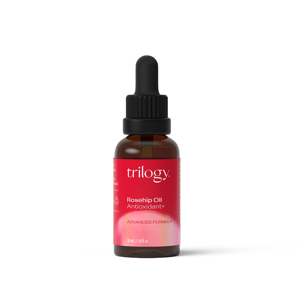 [Australia] - Trilogy Rosehip Oil Antioxidant+, 1.0 Fl Oz - For All Skin Types - Certified Organic Beauty Oil Rosapene to Improve the Appearance of Fine Lines & Wrinkles 