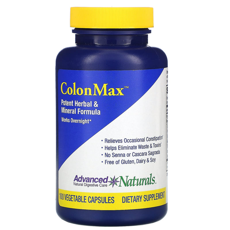 [Australia] - Advanced Naturals Colonmax Caps, 100 Count, Blue and White (16900) 100 Count (Pack of 1) 