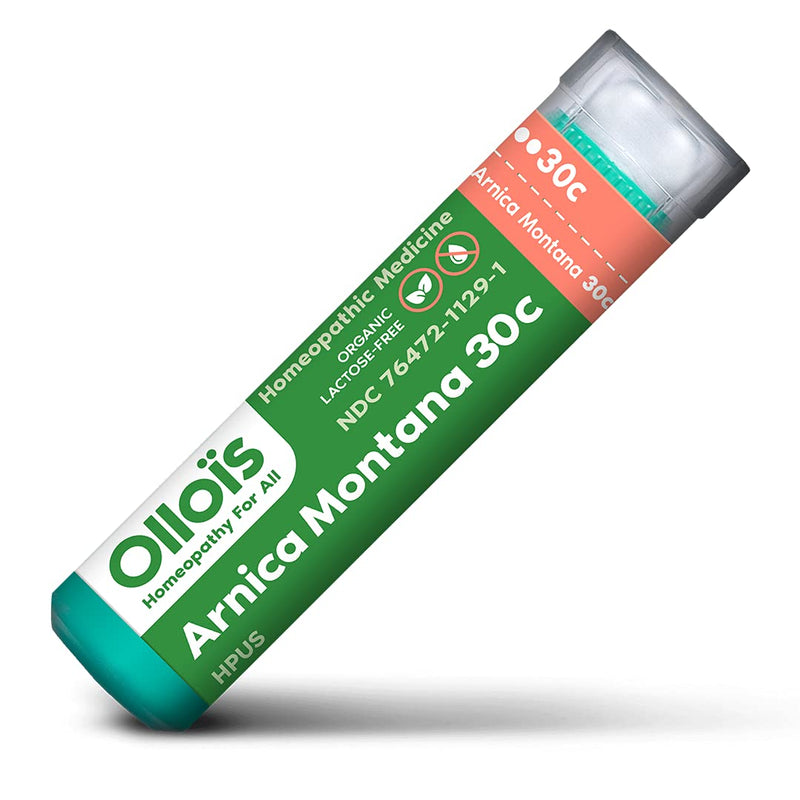 [Australia] - OLLOIS Vegan Arnica Montana 30c Organic, Lactose-Free Homeopathic Medicine, 80 Pellets (Pack of 1) 80 Count (Pack of 1) 