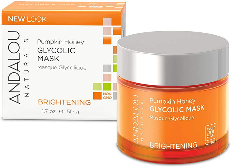 [Australia] - Andalou Naturals Brightening Mask, Pumpkin Honey Glycolic, 1.7 Ounce Pumpkin Honey Glycolic Exfoliating Mask 