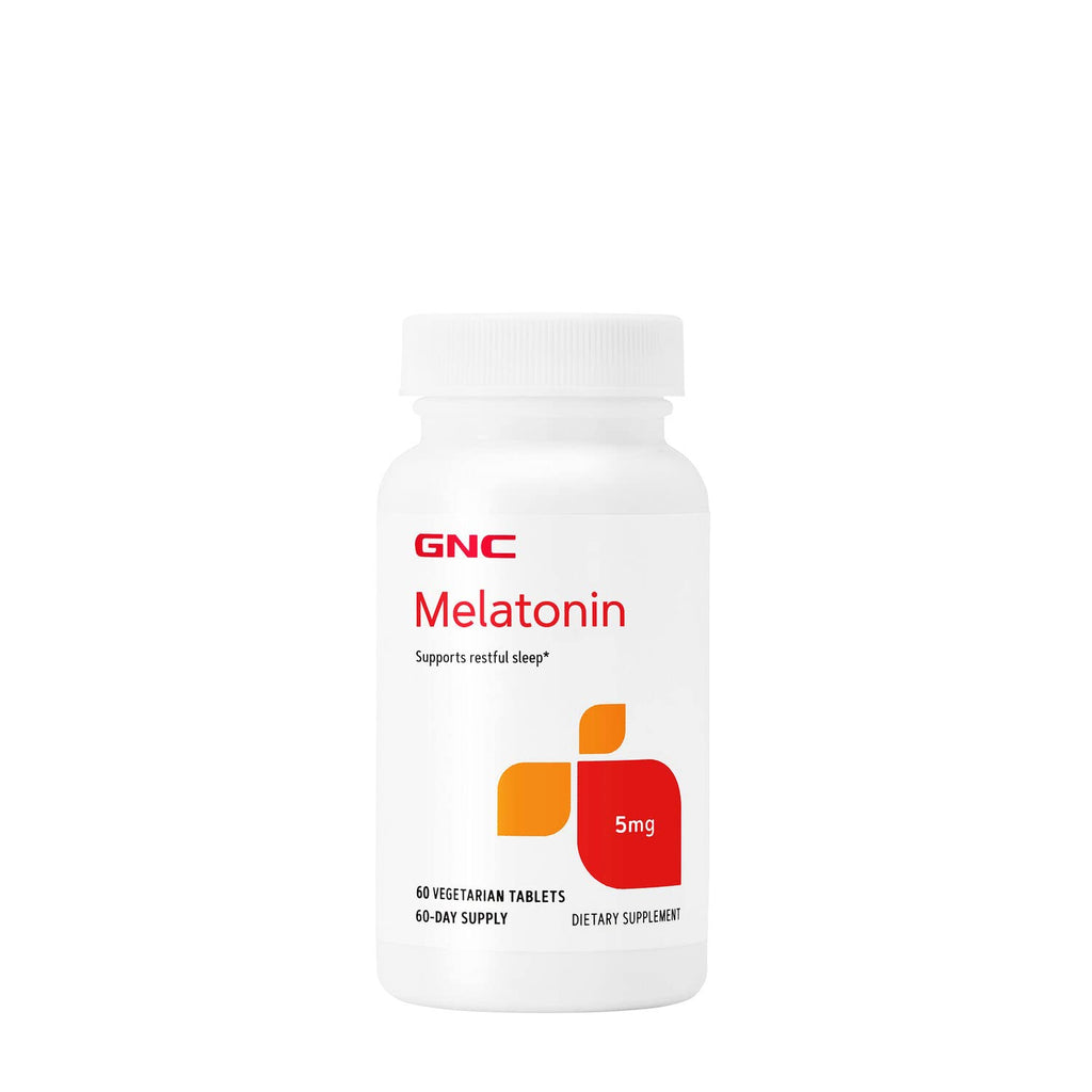 [Australia] - GNC Melatonin 5mg, 60 Tablets, Supports Restful Sleep 60 Count (Pack of 1) 