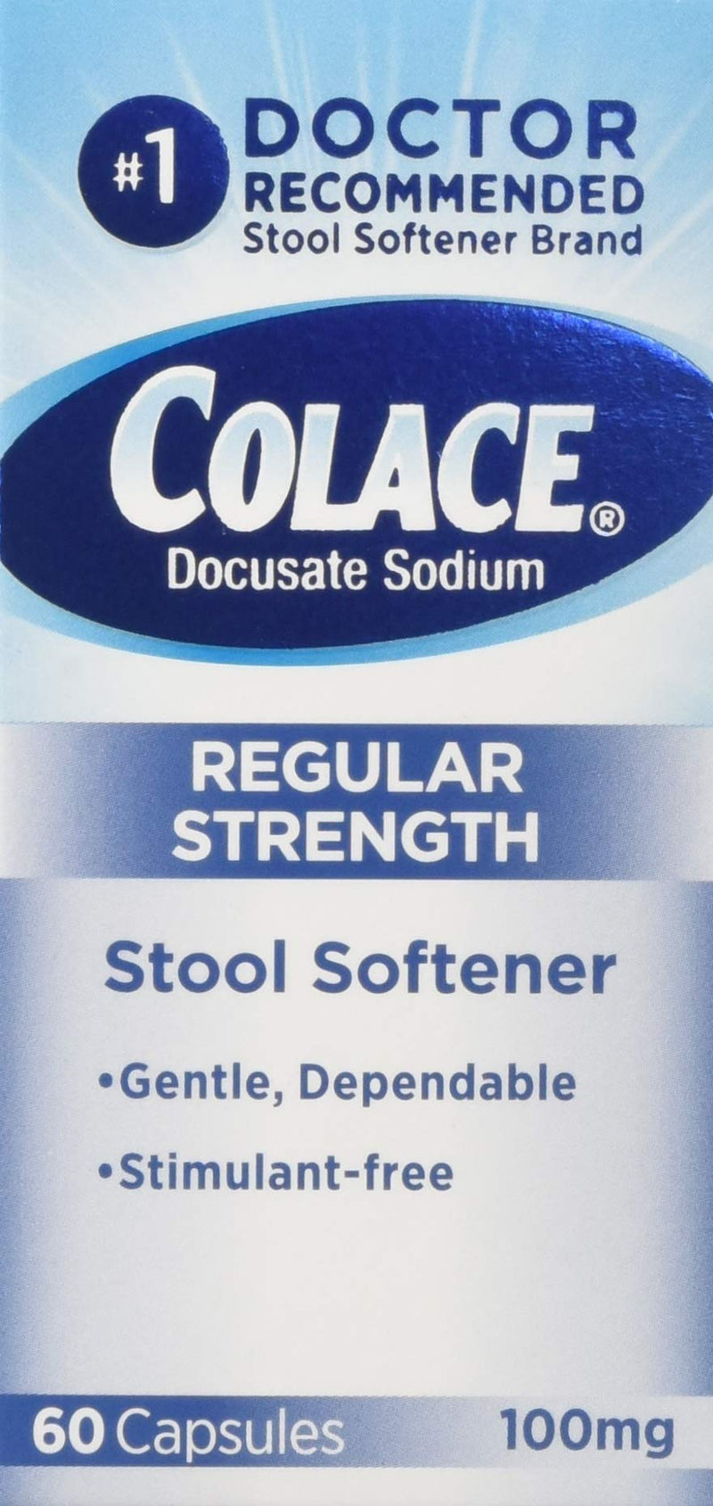 [Australia] - COLACE CAPS 100 MG 60 2-Pack 60 Count (Pack of 2) 