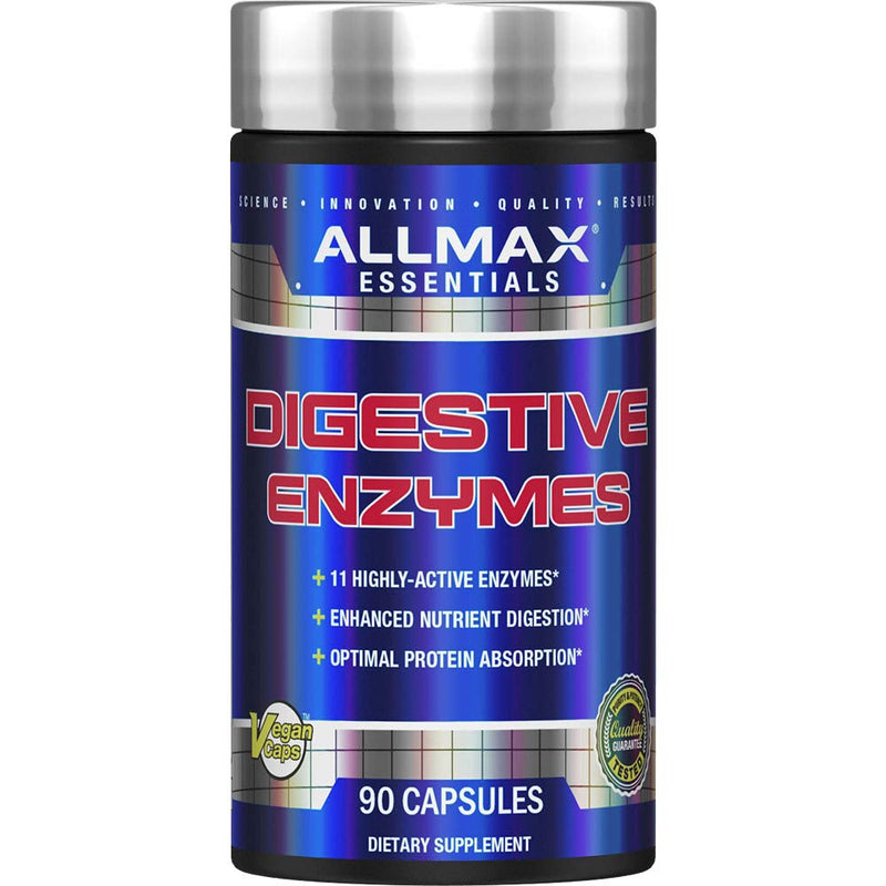 [Australia] - Digestive Enzymes + Protein Optimizer, 90 Capsules, ALLMAX Nutrition 
