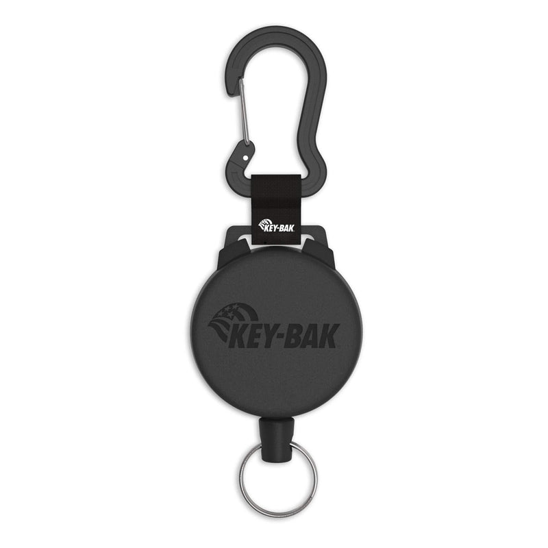 [Australia] - KEY-BAK SECURIT Heavy Duty Retractable Key Holder with a Retractable Kevlar Cord Secures Keys, Gear 24" Chain (8 oz. Load) 