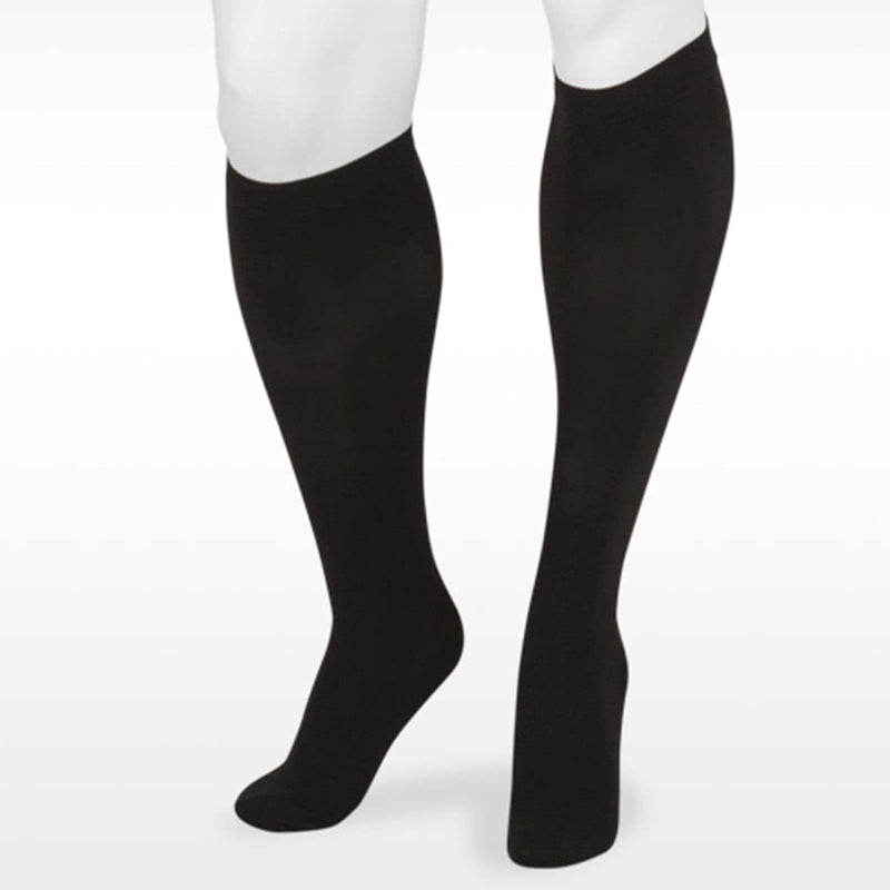 [Australia] - Juzo Basic Knee High Full Foot 30-40 mmHg Compression Stockings 2 Black 