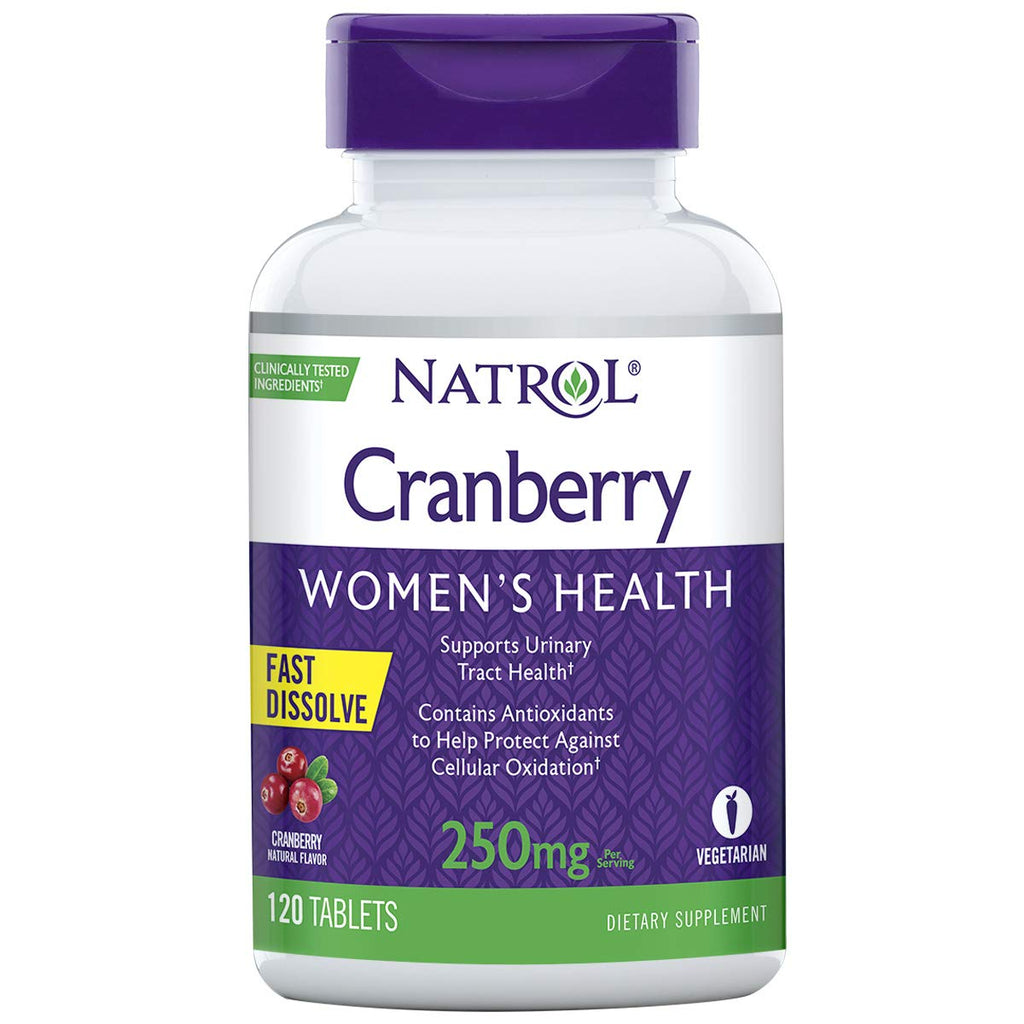 [Australia] - Natrol Cranberry Fast Dissolve Tablets, 250mg, 120 Count 120 Count (Pack of 1) 