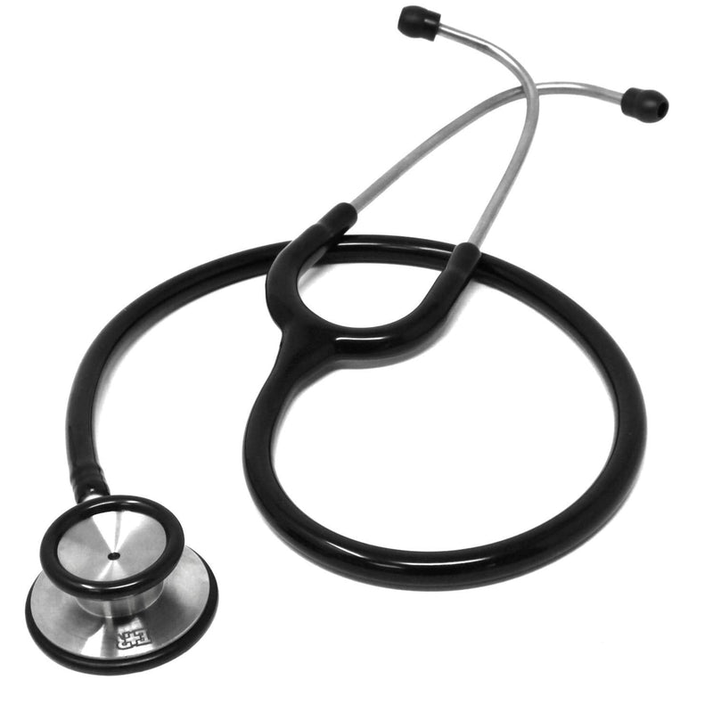 [Australia] - Ever Ready First Aid Pro Classic Dual Head Stethoscope for Paramedics and Nurses, 4 Ear Tips, Replacement Diaphragm - Black 