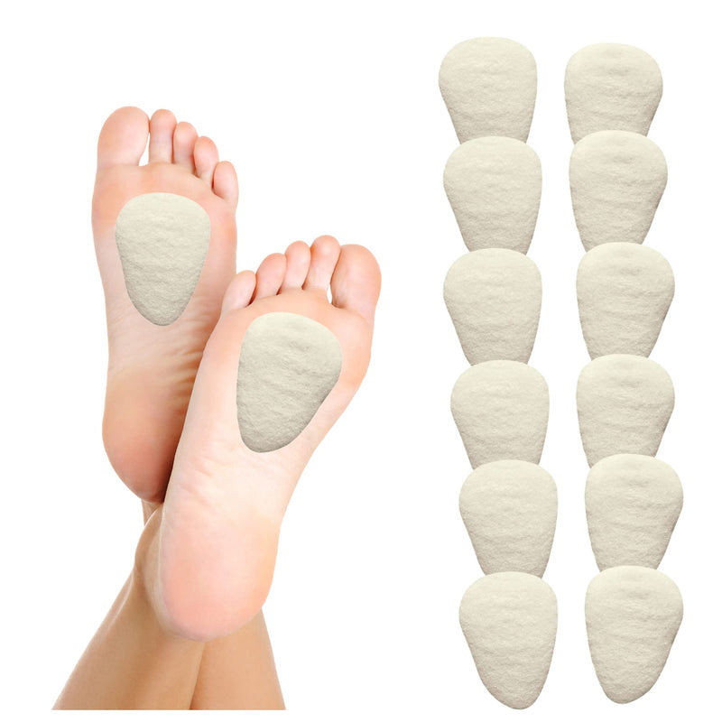 [Australia] - Metatarsal Foot Pain Relief Cushion, Foot Pads and Shoe Inserts Orthotics for Metatarsalgia Topical Pain Relief, Ball of Foot Cushion and Insoles for Morton's Neuroma, Medium Metatarsal Pads by Hapad 6 Pair (Pack of 1) 