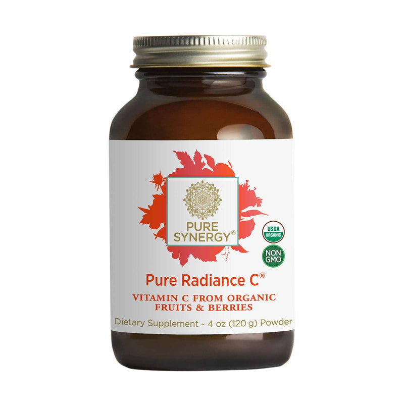 [Australia] - Pure Synergy Pure Radiance C | 4 oz Powder | USDA Organic | Non-GMO | Vegan | 100% Natural Vitamin C with Organic Camu Camu Extract 