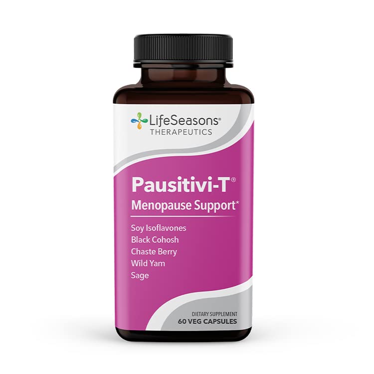 [Australia] - LifeSeasons - Pausitivi-T - Menopause Relief Supplement - Natural Support for Hot Flashes, Hormone Balance and Night Sweats - Contains Black Cohosh and Soy Isoflavones - 60 Capsules 
