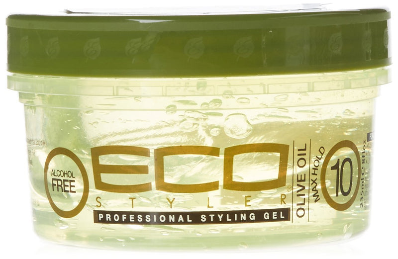 [Australia] - Ecoco Eco Style Gel Olive Oil - 100% Pure Olive Oil - Adds Shine And Tames Split Ends - Weightless Style - Nourishes And Repairs - Adds Moisture To The Scalp - Superior Hold - Healthy Shine - 8 Oz 8 Ounce (Pack of 1) 