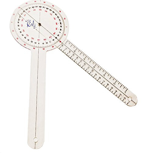 [Australia] - EMI Plastic 12" Goniometer 360 Degree Isom - 12" EGM-422 