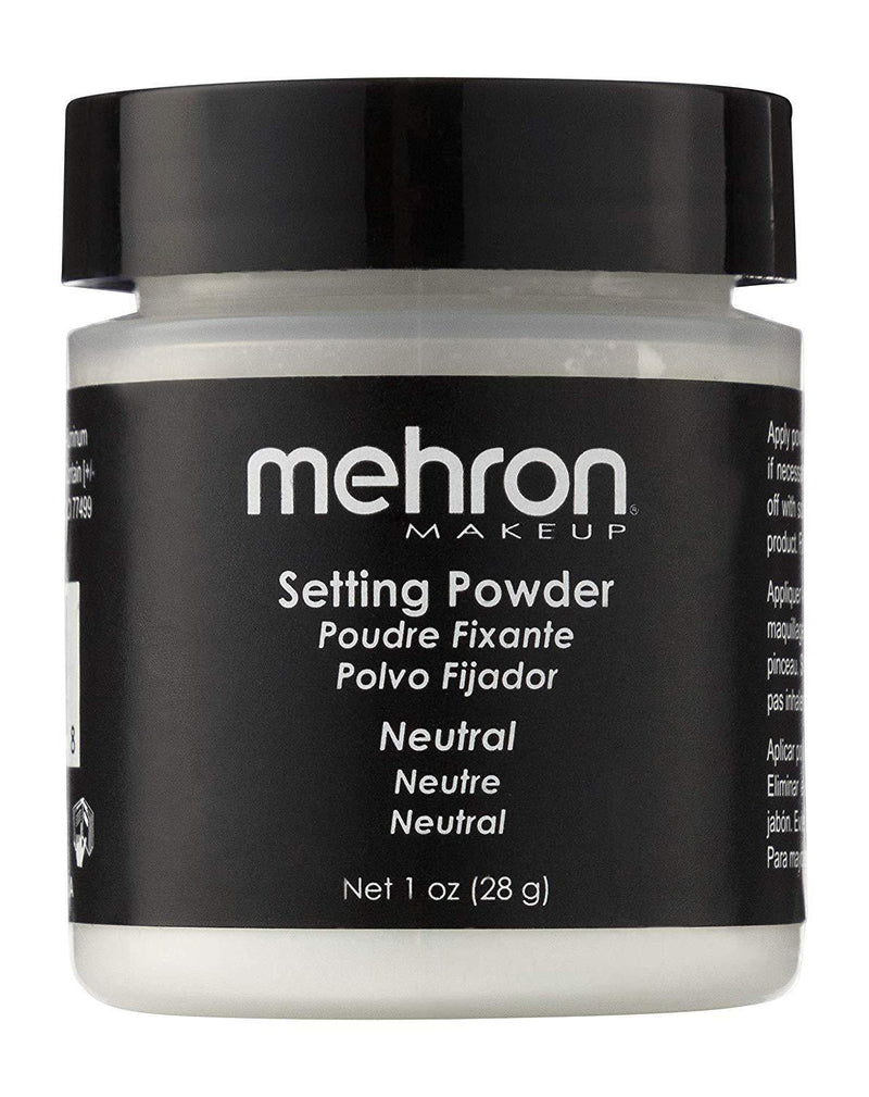 [Australia] - Mehron Makeup Setting Powder (1 oz) (Neutral) Neutral 