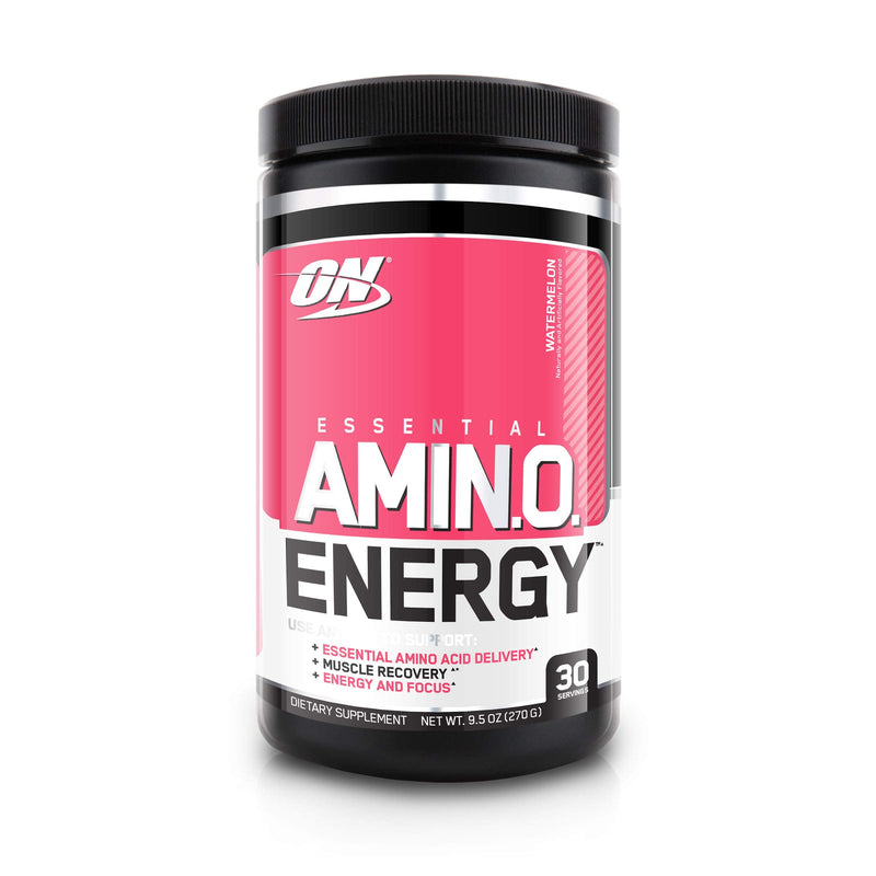 [Australia] - Optimum Nutrition Amino Energy - Pre Workout with Green Tea, BCAA, Amino Acids, Keto Friendly, Green Coffee Extract, Energy Powder - Watermelon, 30 Servings 30 Servings (Pack of 1) 
