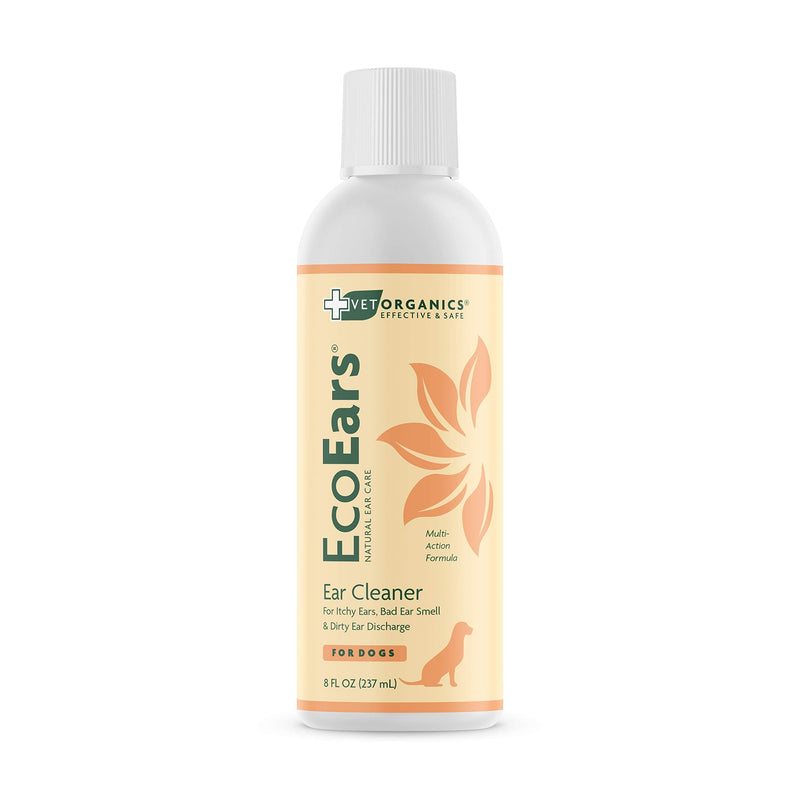 [Australia] - Vet Organics EcoEars Dog Ear Cleaner. Natural Multi-Action Formula. for Itch, Head Shaking, Discharge & Smell. Naturally Cleanses Away Common Problems. 100% Guaranteed 8 oz 