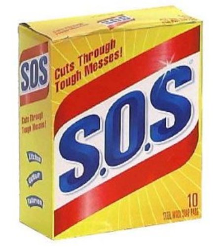 [Australia] - S.O.S 98014 Steel Wool Soap Pad (10 Count) 1 