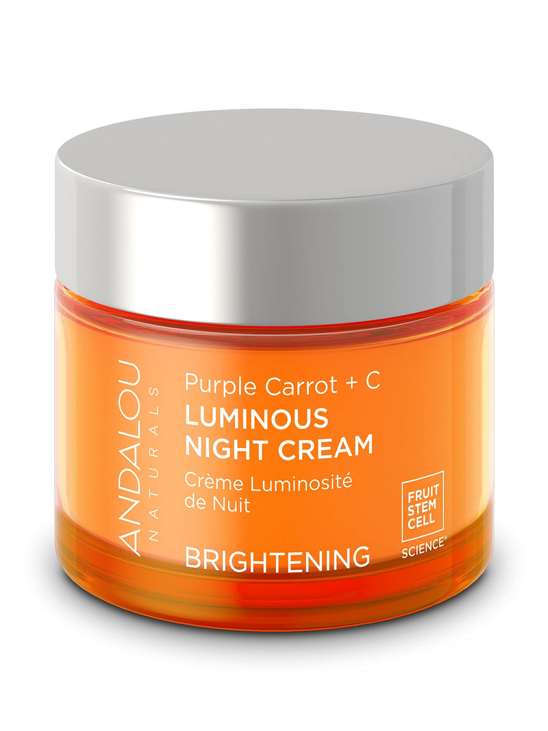 [Australia] - Andalou Natural Purple Carrot + C Luminous Night Cream, Purple Carrot Plus C Luminous, 1.7 Ounce 1.7 Ounce (Pack of 1) 