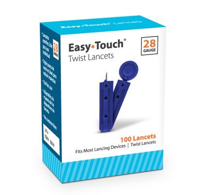[Australia] - Easy Touch Twist Lancets 28G 100 