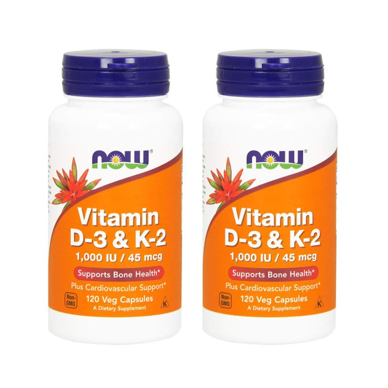 [Australia] - Vitamin D-3 & K-2 - 120 ct (Pack of 2) 