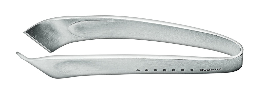 [Australia] - Global Classic Stainless Steel Curved Fish Bone Tweezers 