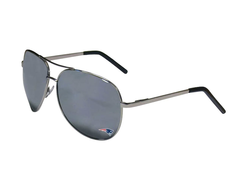 [Australia] - NFL Siskiyou Sports Fan Shop New England Patriots Aviator Sunglasses One Size Silver 