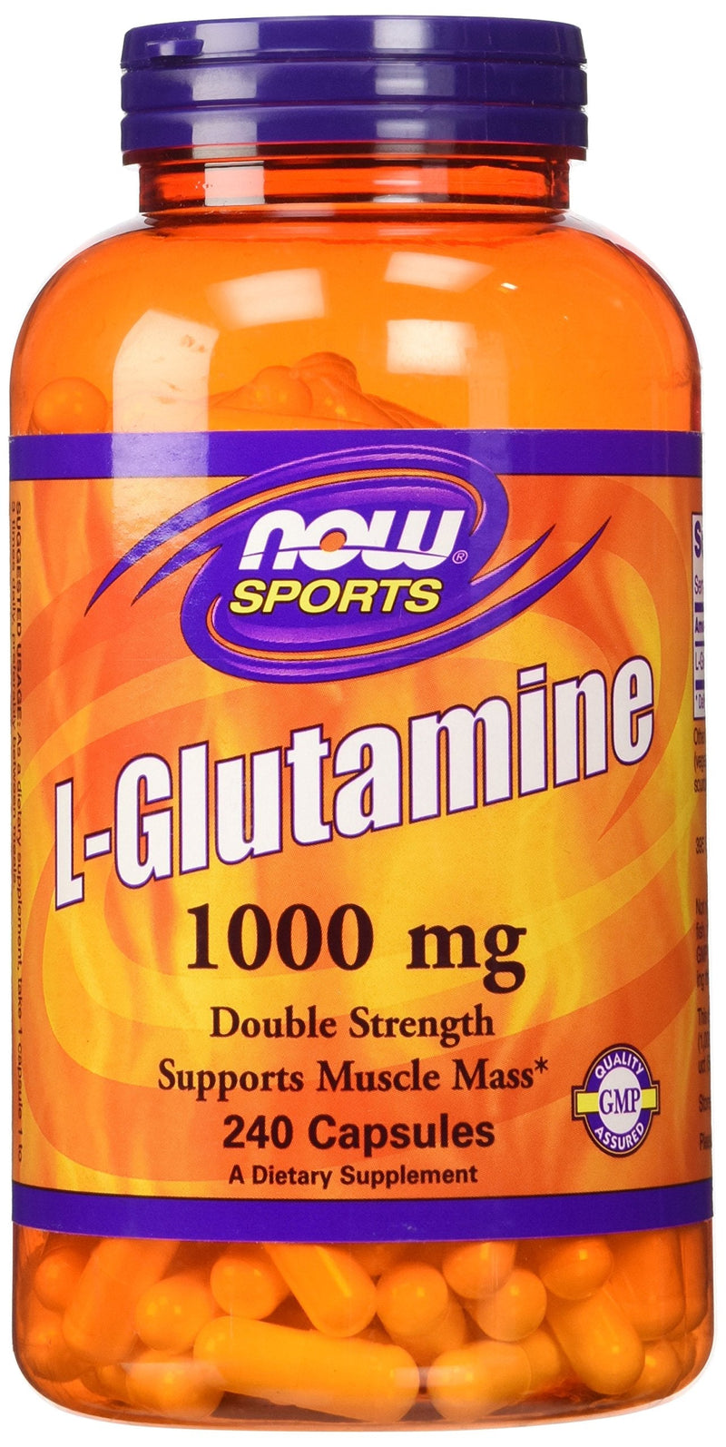 [Australia] - Now Foods L-Glutamine 1000 mg - 240 Capsules 