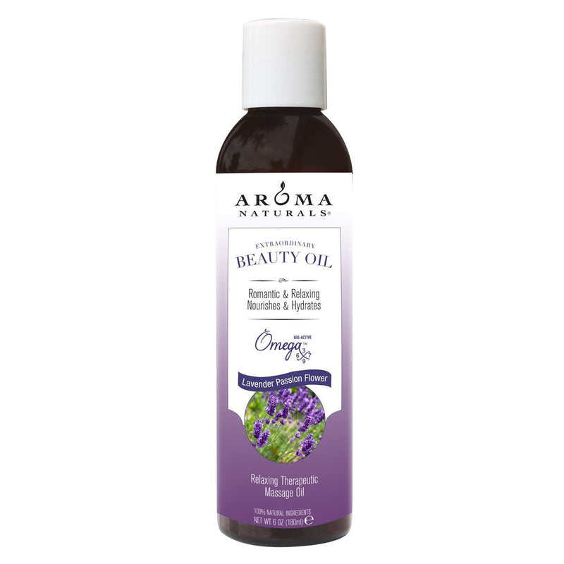 [Australia] - Aroma Naturals Relaxing Therapeutic Beauty Oil, Lavender Passion Flower, 6 Ounce 