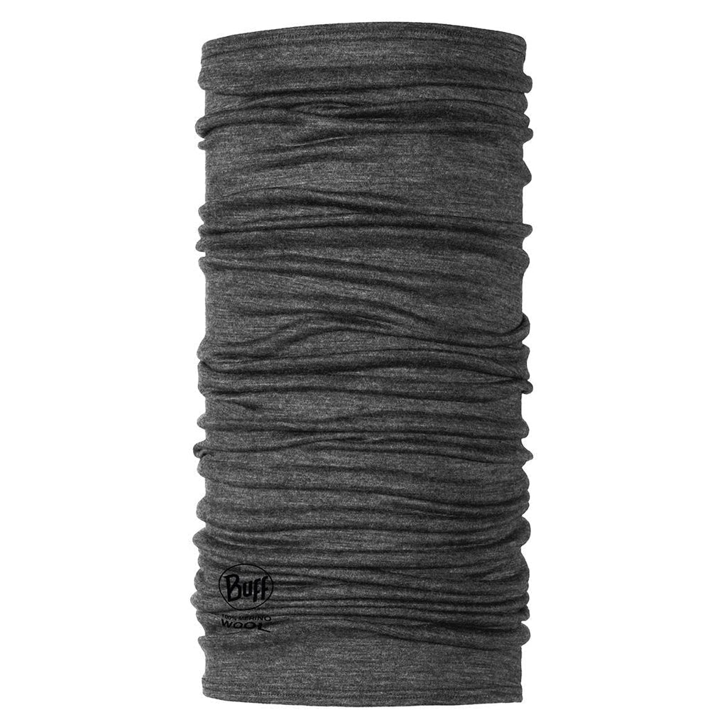 [Australia] - BUFF Lightweight Merino Wool Multifunctional Headwear, Grey, One Size 