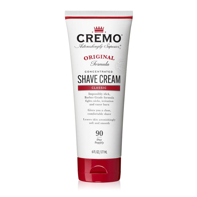 [Australia] - Cremo Barber Grade Original Shave Cream, Astonishingly Superior Ultra-Slick Shaving Cream Fights Nicks, Cuts and Razor Burn, 6 Oz 