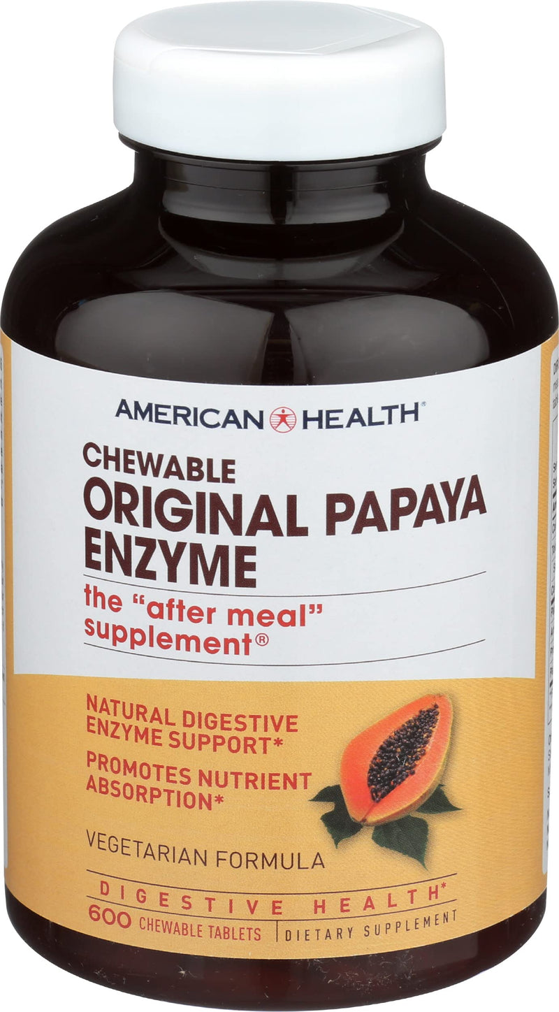 [Australia] - American Health Papaya Enzyme;Original, 600 CT 