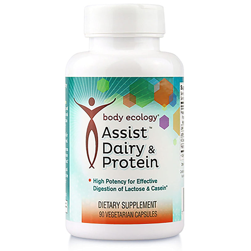 [Australia] - Body Ecology Assist Dairy & Protein | High Potency Supplements for Effective Digestion of Lactose & Casein | Supports Healthy Digestion | 90 Capsules 