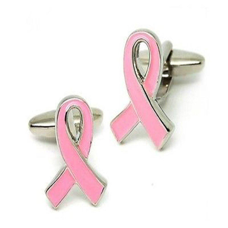 [Australia] - Procuffs Pink Ribbon Breast Cancer Awarness Women Men Cufflinks 