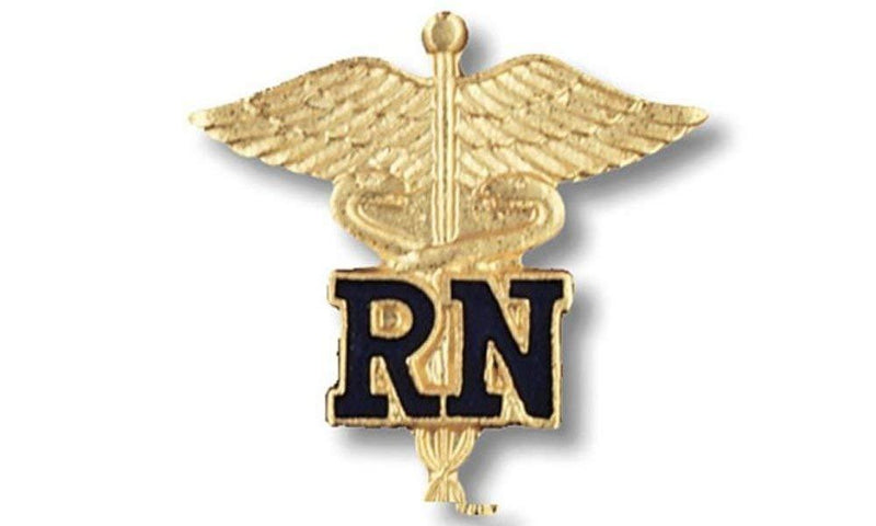 [Australia] - EMI Rn Registered Nurse Emblem Pin Caduceus 