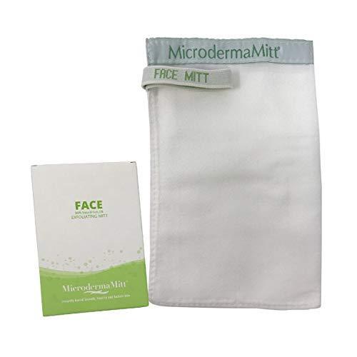 [Australia] - MicrodermaMitt Deep Exfoliating Face Mitt Firming Dry Skin Treatment-Unclog Pores, Repair Wrinkles, Sun Damage, Remove Imperfections and Improve Skin Texture 