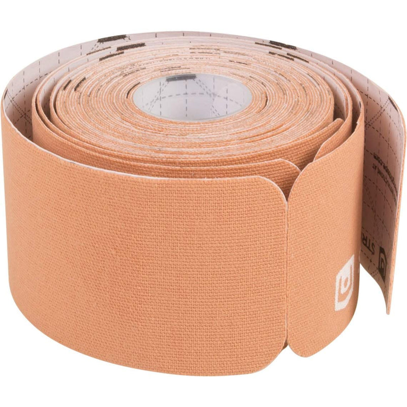 [Australia] - StrengthTape Kinesiology Tape - 5M Precut K Tape Roll - Premium Athletic Tape - Support and Prevent Injuries - Multiple Colors Available Beige 