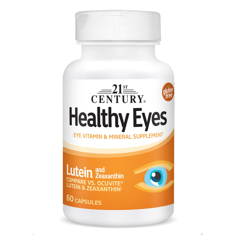 [Australia] - 21st Century Healthy Eyes Lutein and Zeaxanthin Capsules, 60 Count (27454) 