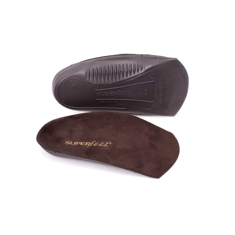 [Australia] - Superfeet Men's EASYFIT Orthotic Inserts for Flat Dress Shoes Heel and Arch Support Insole, Java, 9.5-11 Men 