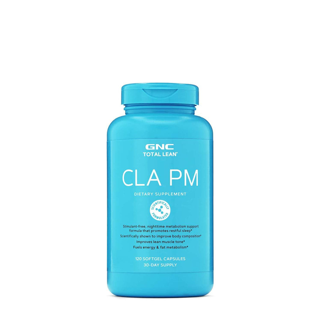 [Australia] - GNC Total Lean CLA PM | Nighttime Metabolism Support for Restful Sleep | 120 Softgels 